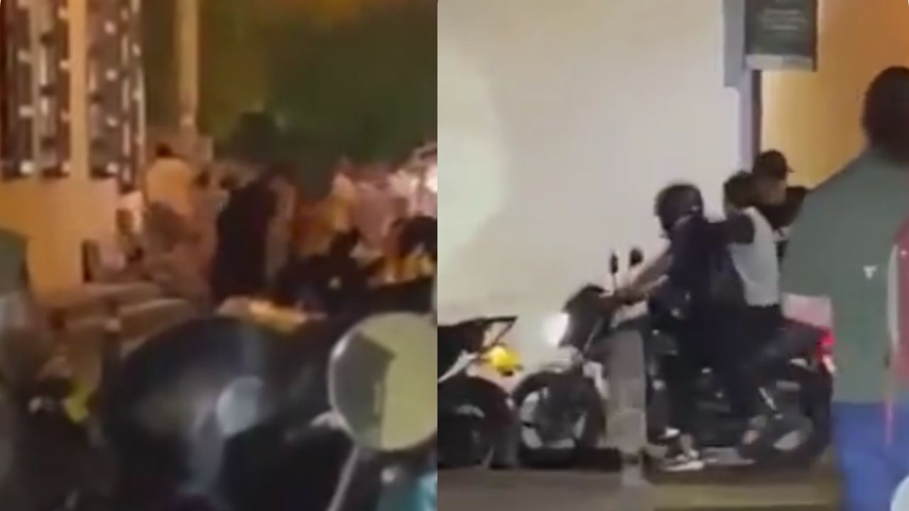 VIDEO: Investigan atraco a mano armada registrado en un local comercial de Santa Fe de Antioquia