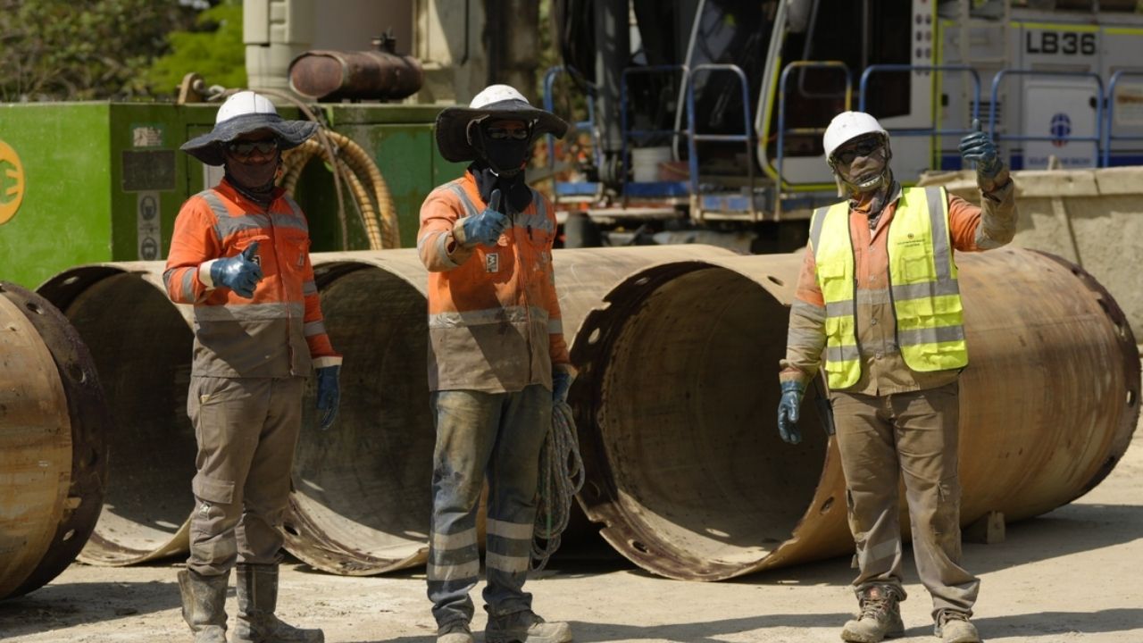 La construcción del Metro de la 80 ha generado más de 1.000 empleos en Medellín