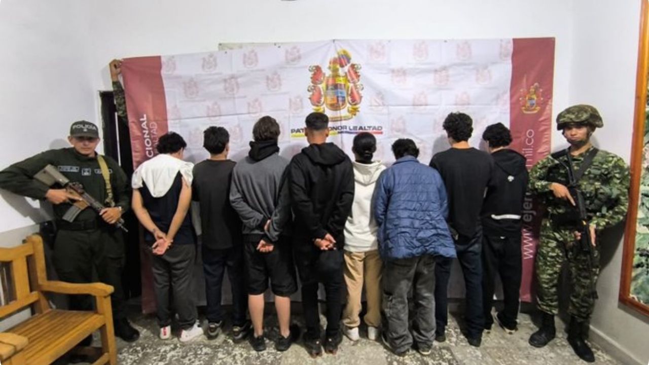 Ocho capturados en Donmatías por explotación ilegal de yacimientos mineros