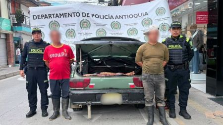 Retienen carro con carne de cerdo de sacrificio clandestino en Ciudad Bolívar