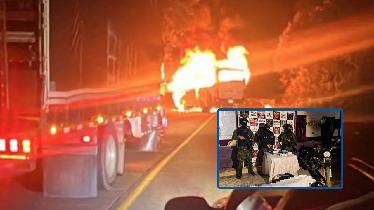 Capturado en La Unión habría confesado su participación en la quema de un bus y grafitis en el Oriente antioqueño