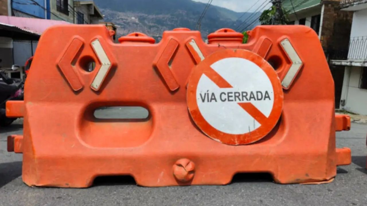 Conozca los cierres viales que habrá en Medellín durante este fin de semana