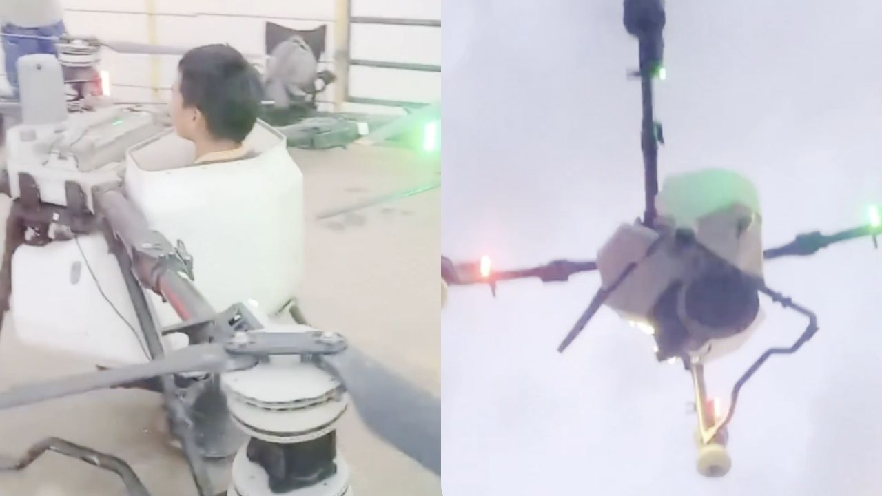 Aerocivil investiga caso de persona que voló en un dron agrícola