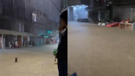 Las intensas lluvias registradas en las últimas horas en Quibdó, Chocó, originaron el desbordamiento de fuentes hídricas y el colapso de la red de alcantarillado en diversos sectores de la ciudad.