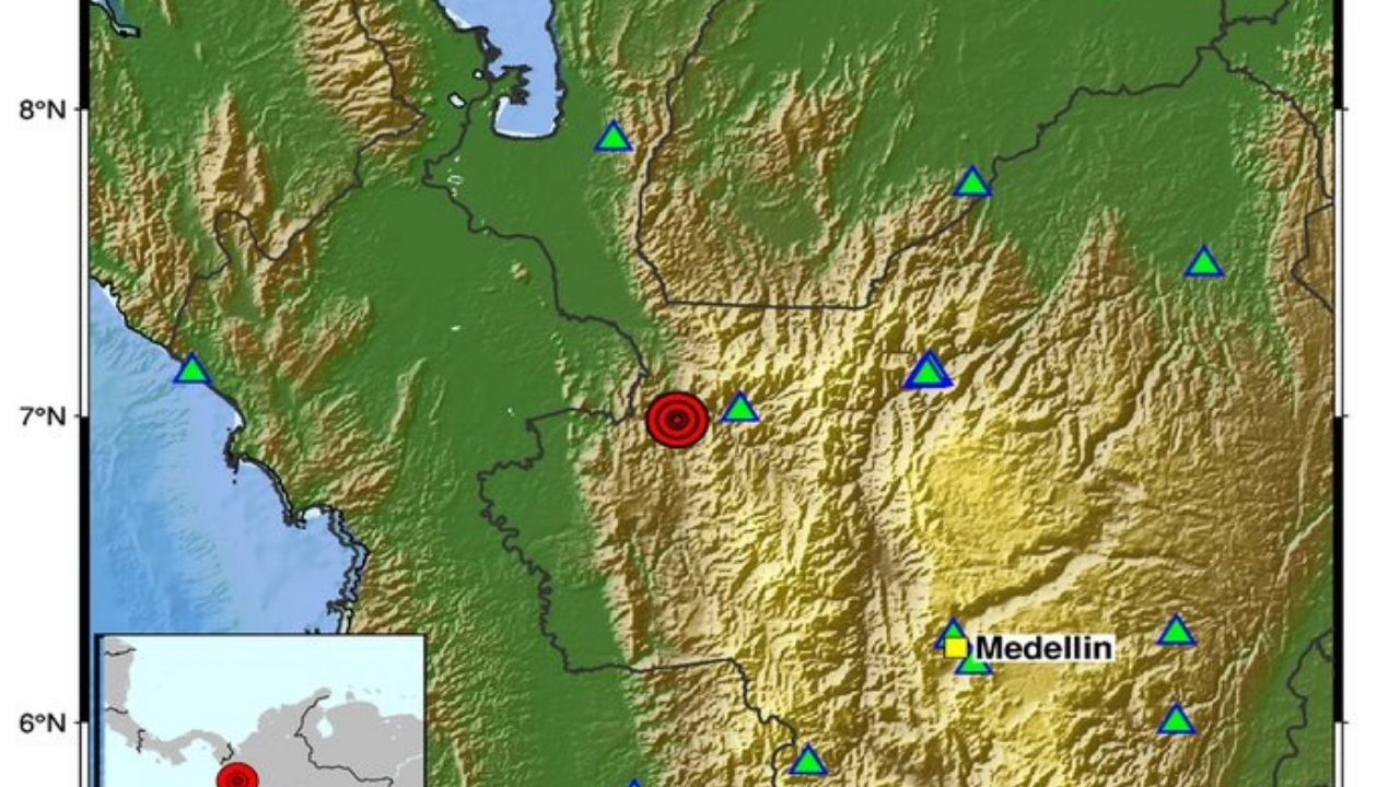 ¿Lo sintió? Nuevo temblor en Antioquia con epicentro en Dabeiba