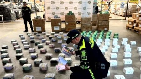 Cayó un camión cargado con más de 9.000 repuestos de celular de contrabando en El Santuario