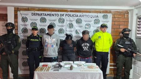 Capturan en Salgar a alias Ávila, La Morocha y Rapero, señalados de pertenecer a "Carne Rancia"
