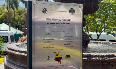 Un año después del ataque en Amalfi, rinden homenaje a los 13 policías asesinados por el Frente 36 de las FARC WhatsApp Image 2026 08 28 at 12.53.03 PM