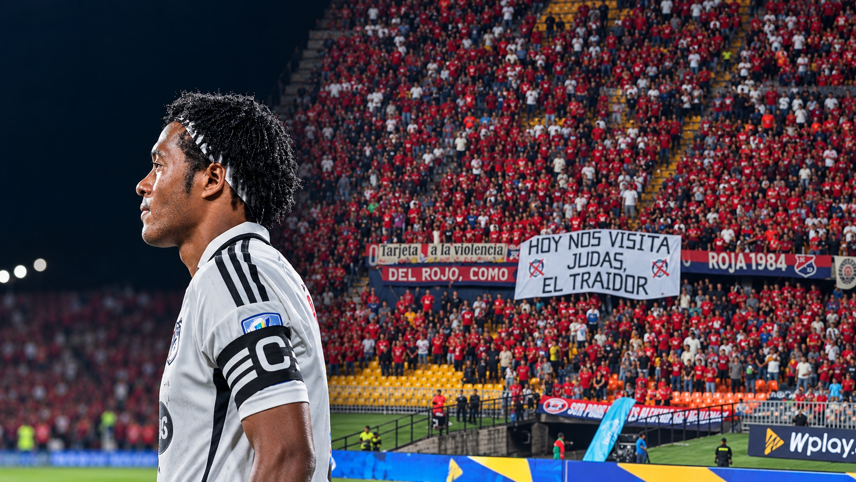 “Hoy nos visita judas, el traidor”, la vuelta de Cuadrado al Atanasio Girardot no fue la esperada