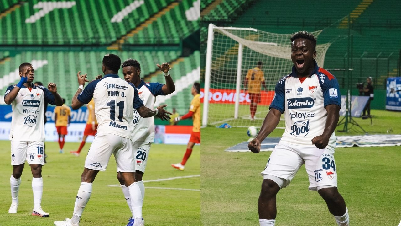 Deportivo Independiente Medellín goleó 3-0 al Pereira y escaló al segundo lugar de la liga