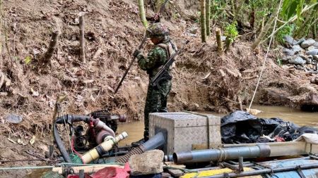 Ejército intervino zona de minería ilegal en Santa Bárbara y afectó finanzas del Clan del Golfo Ejército intervino zona de minería ilegal en Santa Bárbara y afectó finanzas del Clan del Golfo