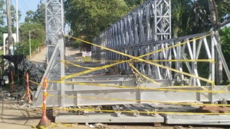 Invías aclara que puente provisional entre San Juan de Urabá y Arboletes aún no está habilitado