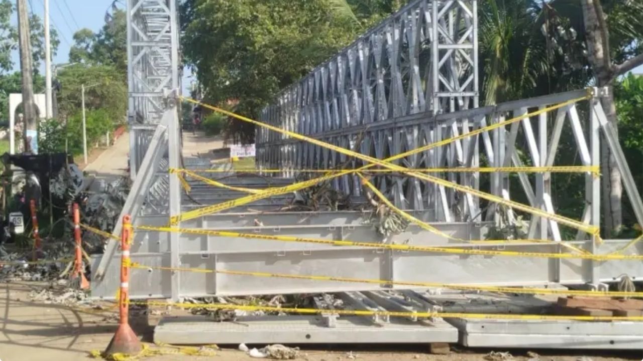Invías aclara que puente provisional entre San Juan de Urabá y Arboletes aún no está habilitado