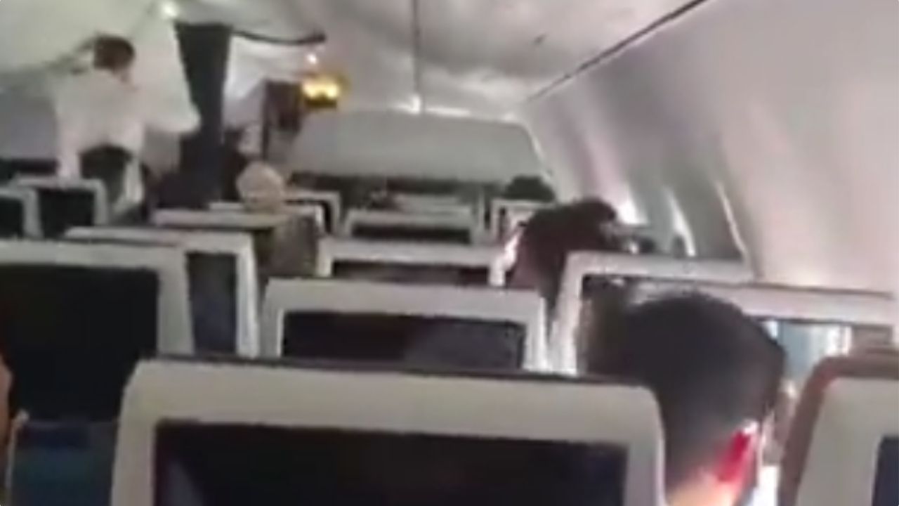 VIDEO: Pelea entre pilotos en ruta hacia Israel deja un herido y obligó a desviar la aeronave