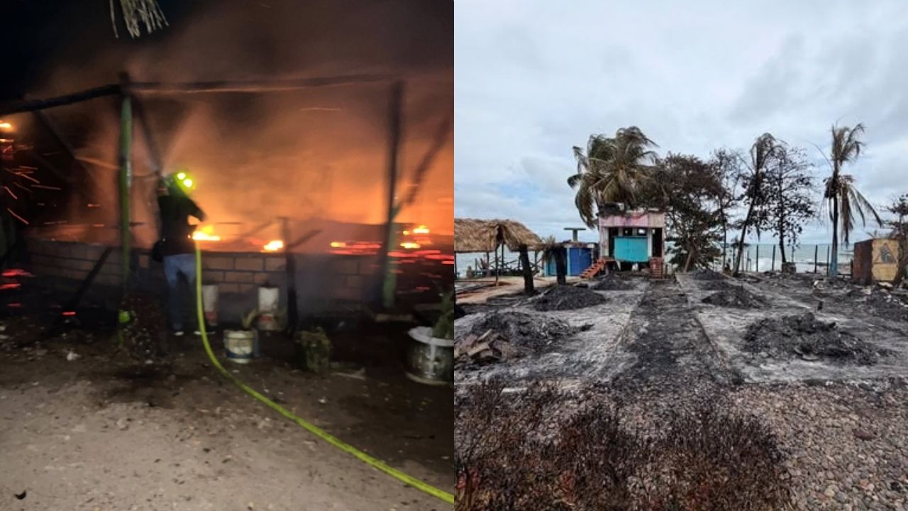 VIDEO: Incendio estructural destruyó establecimiento comercial en el sector de Punta Palmeras en Necoclí VIDEO: Incendio estructural destruyó establecimiento comercial en el sector de Punta Palmeras en Necoclí