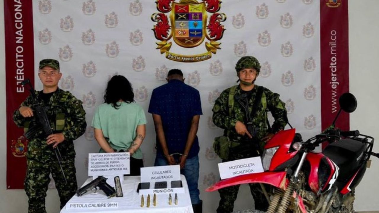 Capturan a dos señalados miembros del Clan del Golfo en Gómez Plata