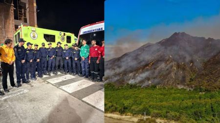 Bomberos Medellín envía comisión de rescate al Tolima para combatir incendios forestales Bomberos Medellín envía comisión de rescate al Tolima para combatir incendios forestales