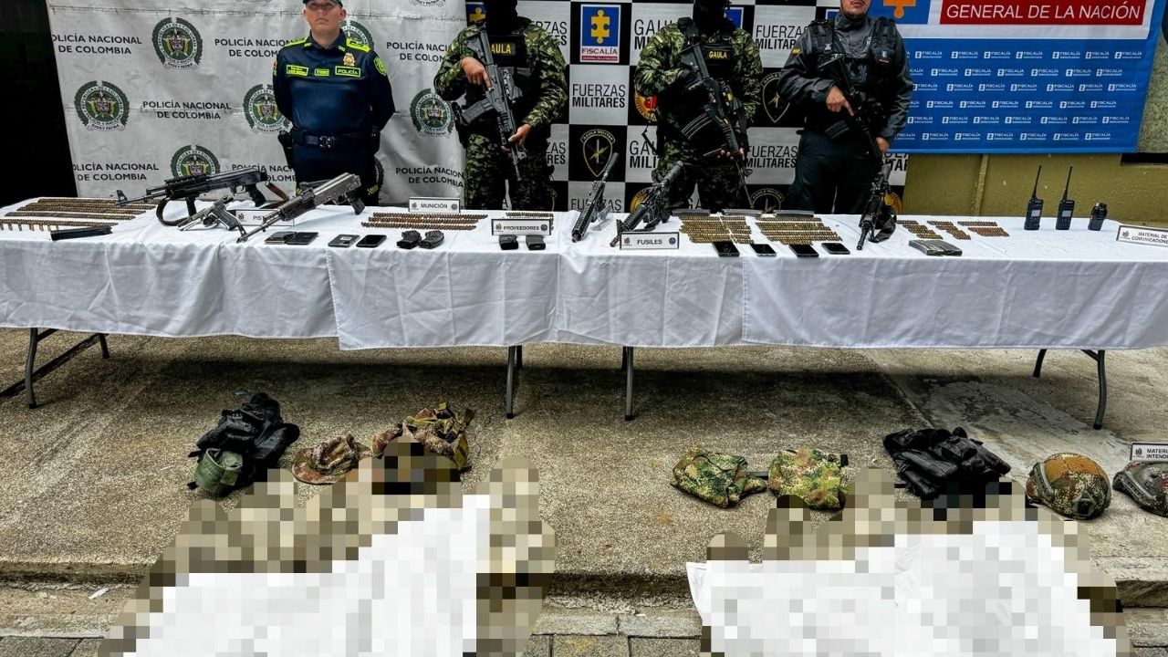 Cuatro secuestrados liberados y dos muertos deja operativo contra la Estructura 36 en Gómez Plata