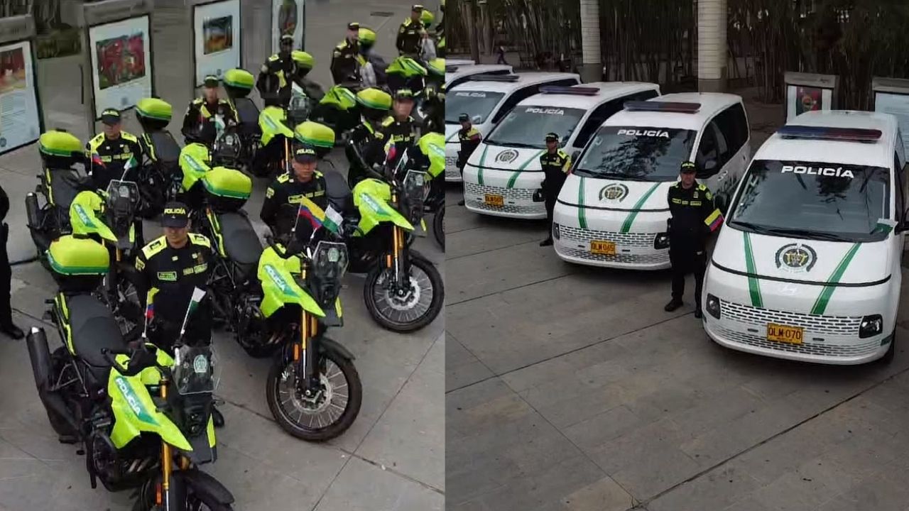 Fortalecen la seguridad en Medellín con 50 motos de cilindraje alto y 11 vans para la Policía Fortalecen la seguridad en Medellín con 50 motos de cilindraje alto y 11 vans para la Policía