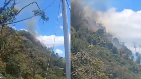 VIDEO: Reportan que incendio forestal en zona rural de La Ceja afectó dos veredas Reportan que incendio forestal en zona rural de La Ceja afectó dos veredas