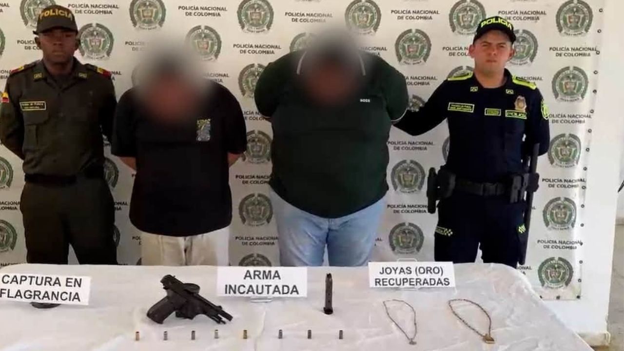 Llevaban $60 millones en oro y un arma: así cayeron dos hombres en Caucasia