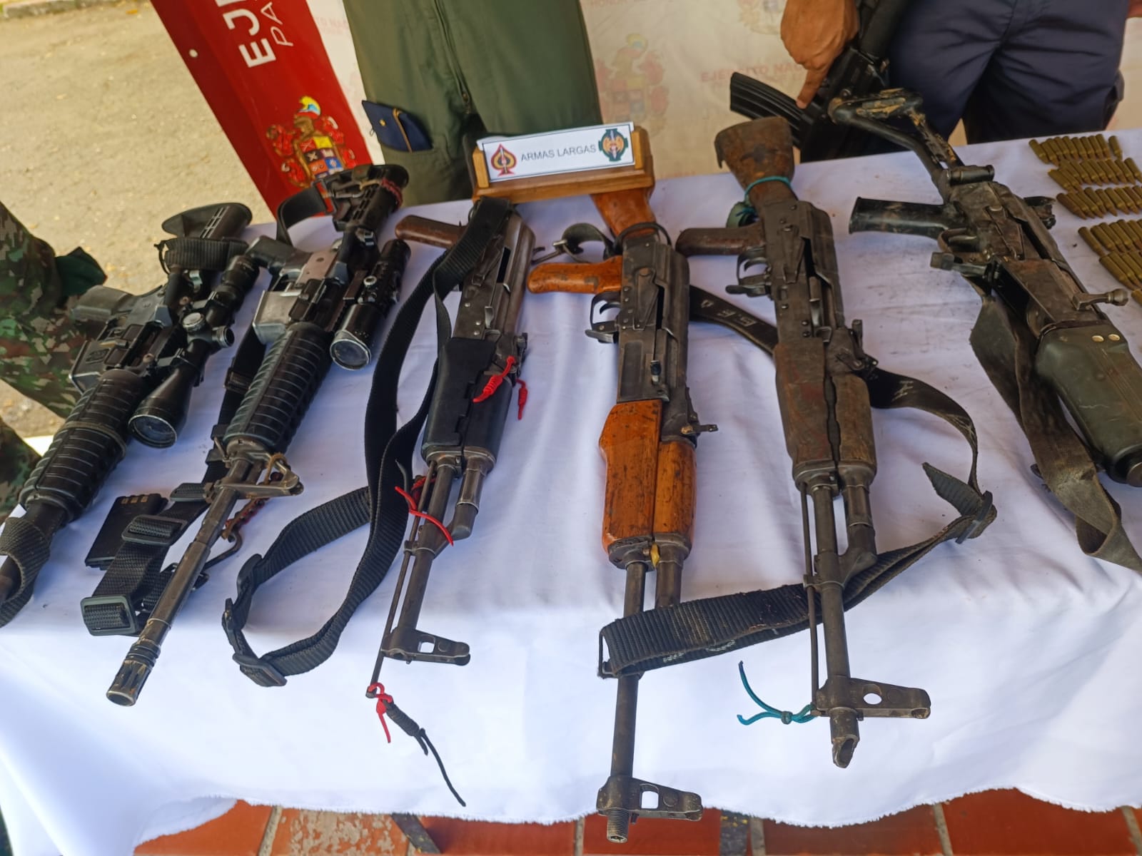FOTOS: cinco presuntos integrantes del ELN abatidos y abundante material de guerra incautado 3 WhatsApp Image 2026 09 16 at 09.40.30
