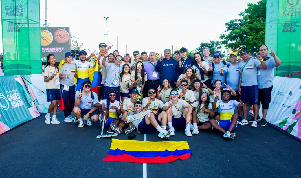 Júbilo inmortal: Colombia es campeón mundial de patinaje de velocidad