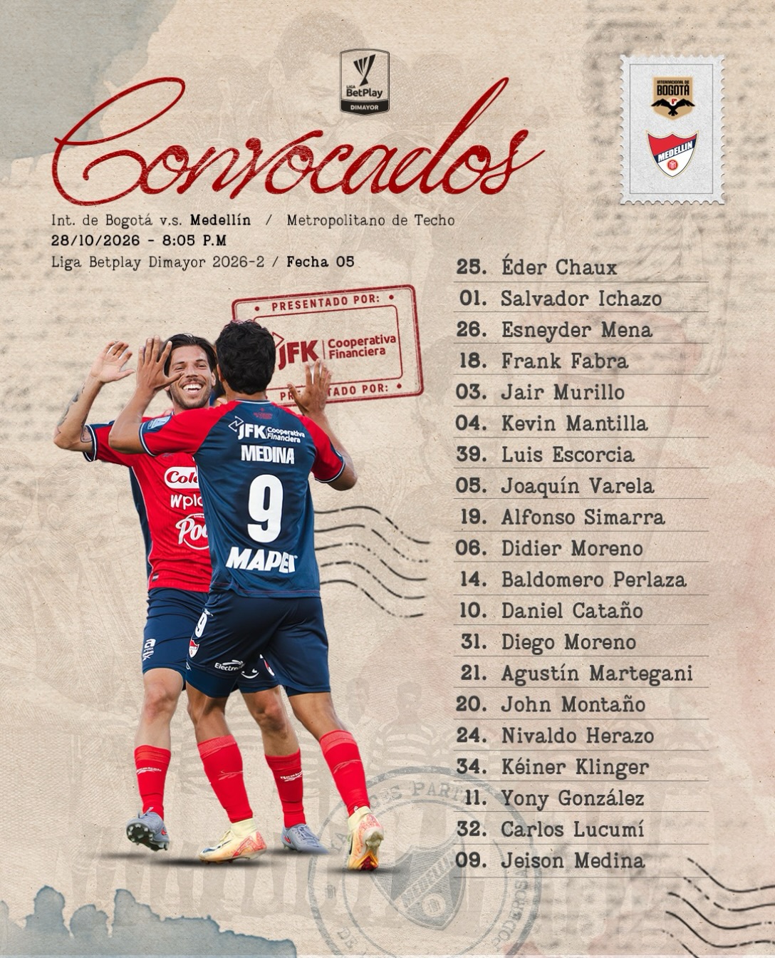Independiente Medellín, obligado a sumar de a tres ante Inter de Bogotá 1 Independiente Medellín, obligado a sumar de a tres ante Inter de Bogotá