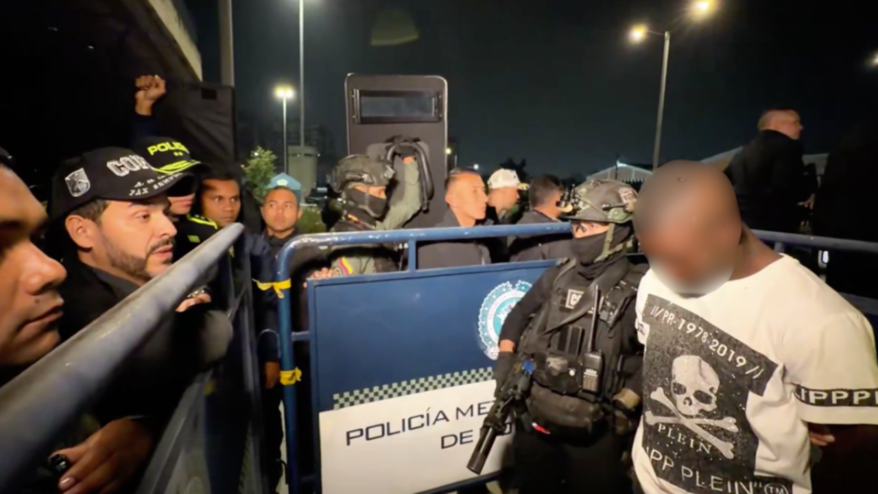 Operación Kratos en Bogotá ¿cuántos fueron los capturados?