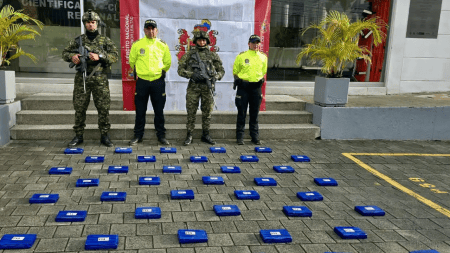 Incautan 40 kilos de cocaína en El Carmen de Viboral, Antioquia
