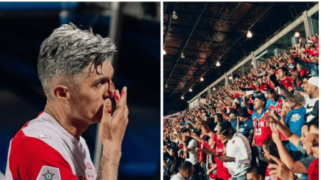 Jugador de Santa Fe con pasado en el DIM fue agredido por hincha