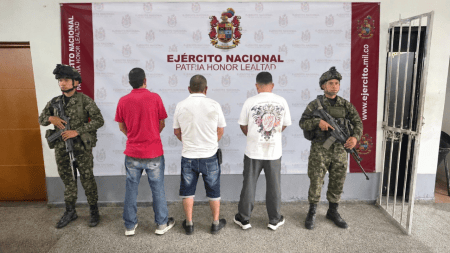 Capturan a tres presuntos integrantes del Clan del Golfo en Puerto Berrío