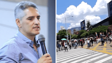 El gobernador de Antioquia promete mano dura en caso de que exista violencia durante la manifestación