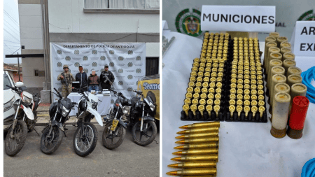 Dos capturados por presuntos vínculos con extorsiones en el norte de Antioquia Dos capturados por presuntos vínculos con extorsiones en el norte de Antioquia