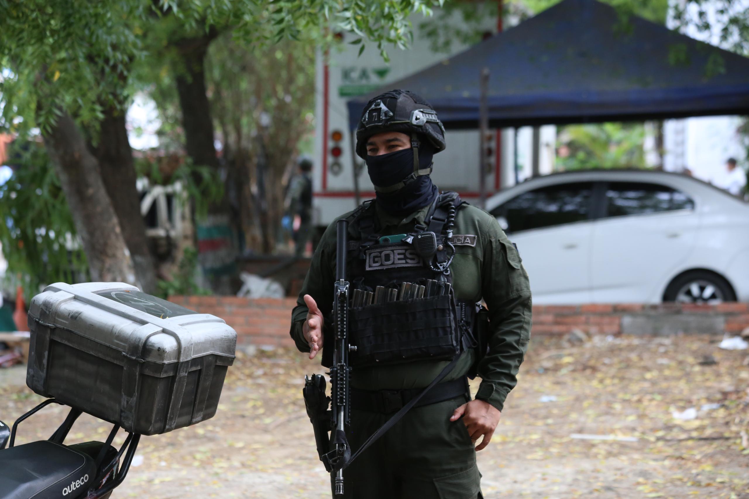 Explosión cerca del puente internacional de Cúcuta deja cuatro policías heridos