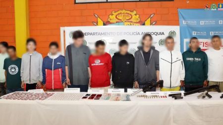 Operativos en el Suroeste y Occidente del departamento de Antioquia dejan 30 capturados de las bandas La Miel, Los Nico y Los Gavilanes