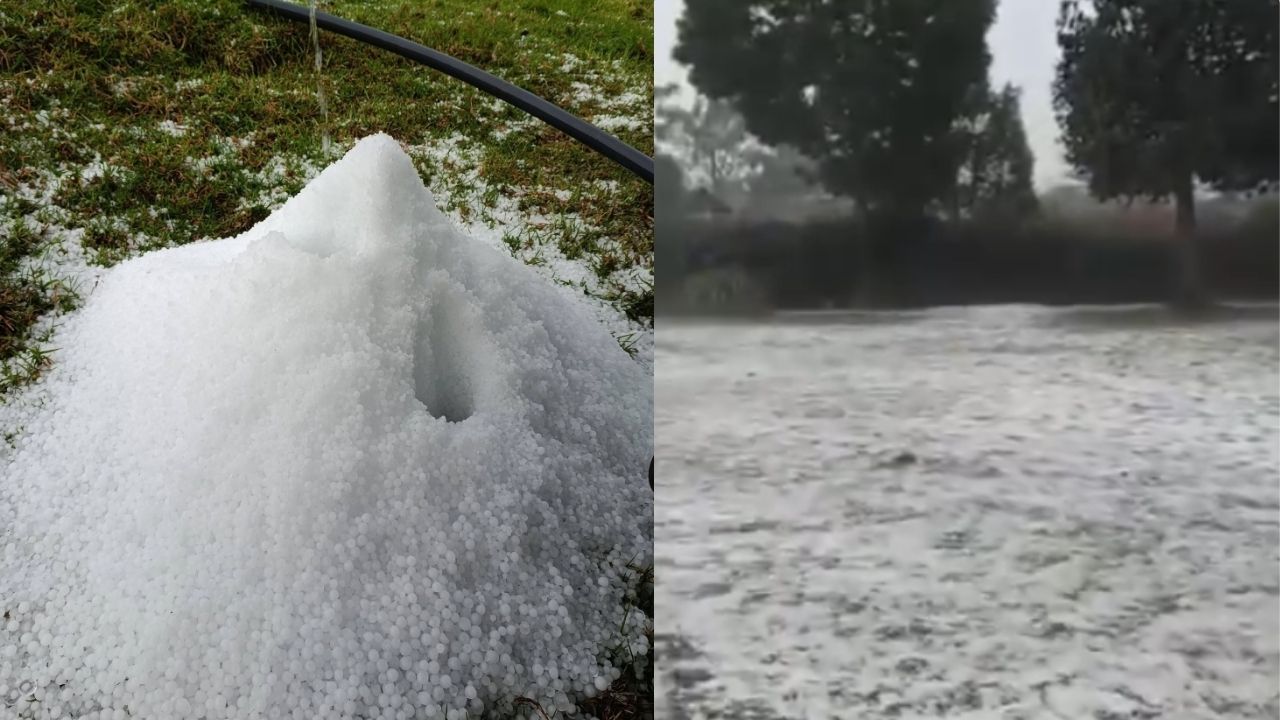 VIDEO: Reportan granizo y fuertes lluvias en el Norte de Antioquia