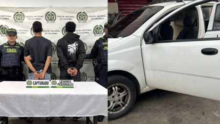 Capturan a dos personas por agresión a conductor de plataforma en la glorieta Pilsen de Itagüí