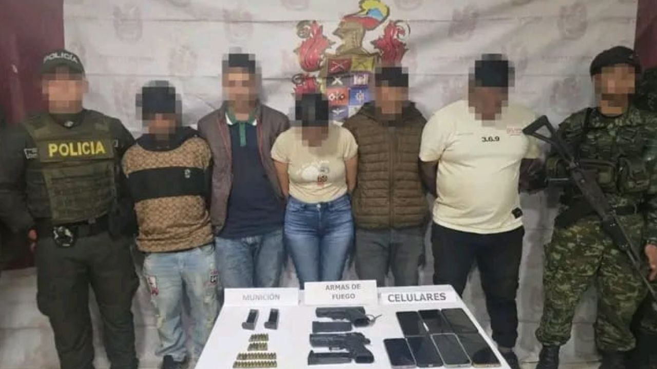 Cinco capturados en Remedios con armas y munición que serían del Clan del Golfo