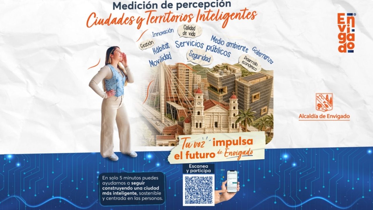 Envigado abre convocatoria ciudadana para medir su avance como ciudad inteligente