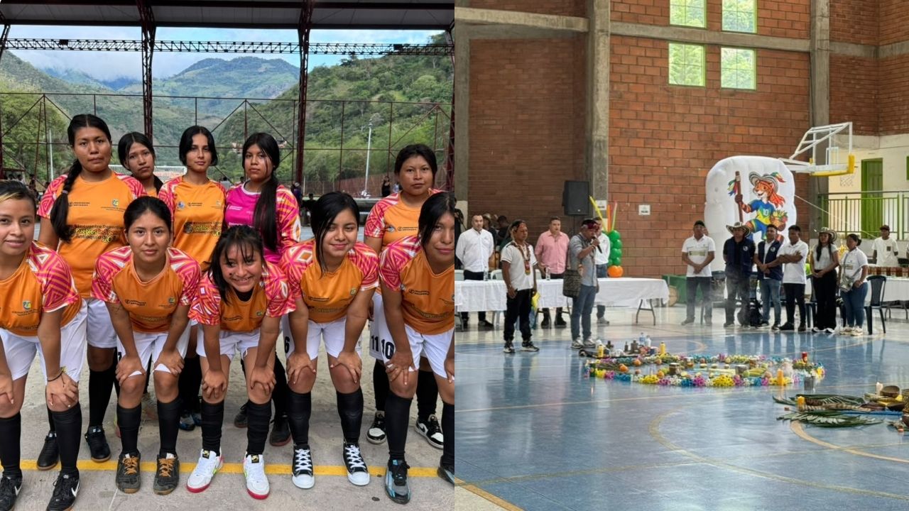 Más de 600 deportistas indígenas participan en la quinta edición de los Juegos Departamentales en Dabeiba