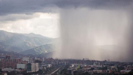 Fuertes lluvias en Medellín dejan árboles caídos y cierres viales
