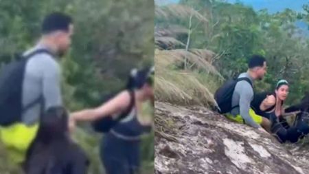 Caminaban por una montaña cuando la tierra comenzó a moverse: así vivieron unos senderistas el sismo en Panamá Caminaban por una montaña cuando la tierra comenzó a moverse: así vivieron unos senderistas el sismo en Panamá