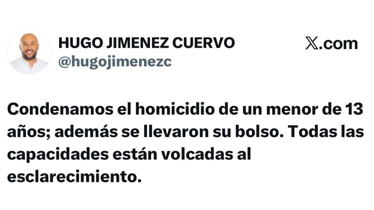 Investigan el homicidio de un menor de 13 años en El Carmen de Viboral: le habrían quitado el morral