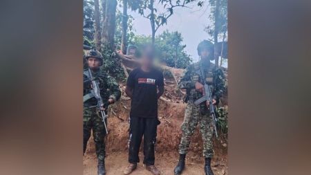 Capturan en Valdivia a presunto integrante del Clan del Golfo con armamento y efectivo