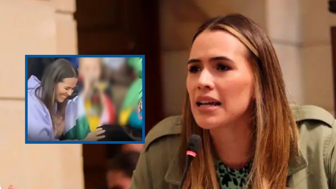 Representante Mafe Carrascal niega haber instrumentalizado a una menor en las marchas del 14 de octubre en Bogotá