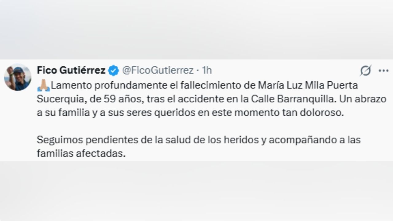 Identificaron a la mujer que falleció en el accidente de bus en la calle Barranquilla