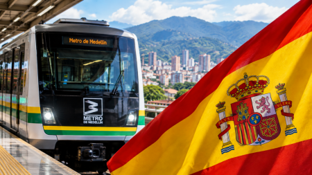 «Un abrazo solidario entre pueblos hermanos»: El Metro de Medellín se une al dolor de España "Un abrazo solidario entre pueblos hermanos": El Metro de Medellín se une al dolor de España