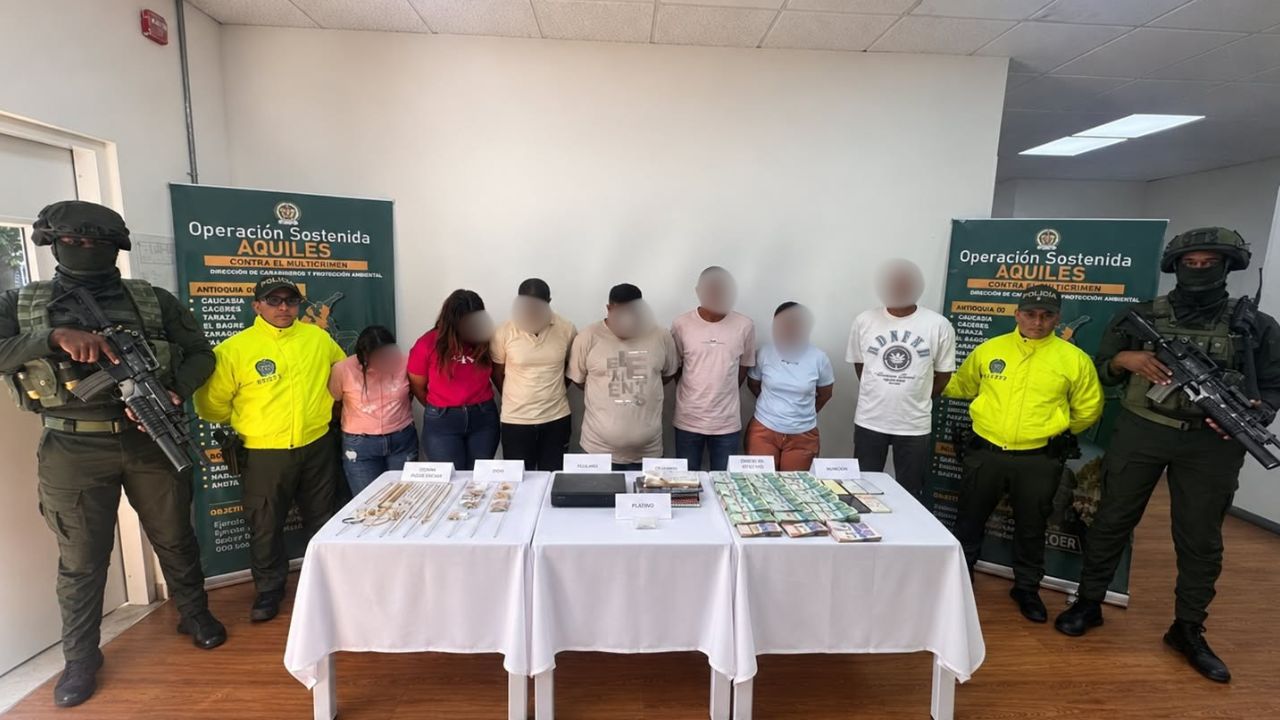 Así cayeron ocho presuntos miembros de 'Deep Gold' durante allanamientos en El Bagre y Caucasia