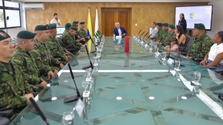 Tropas de la Séptima División reciben reconocimiento por combate contra el Clan del Golfo en Jericó